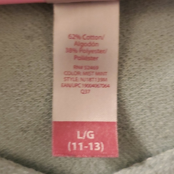 Teal Hooded Crop Top - Picture 3 of 4